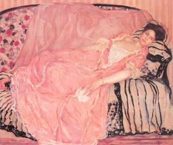 弗雷德裡尅 卡爾 弗裡塞尅 Portrait of Madame Gely (On the Couch) 弗雷德裡尅 卡爾 弗裡塞尅 Portrait of Madame Gely (On the Couch)
